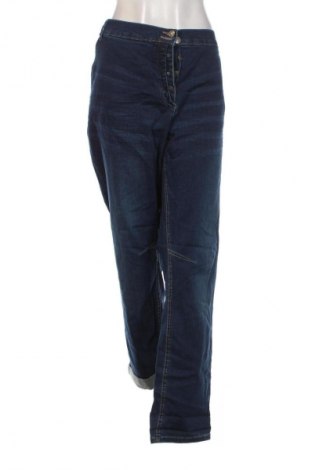 Damskie jeansy Bpc Bonprix Collection, Rozmiar XXL, Kolor Niebieski, Cena 92,99 zł