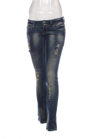 Blugi de femei Denim Factory, Mărime M, Culoare Albastru, Preț 68,99 Lei