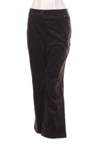 Pantaloni de velvet de femei Taifun, Mărime XL, Culoare Maro, Preț 49,99 Lei