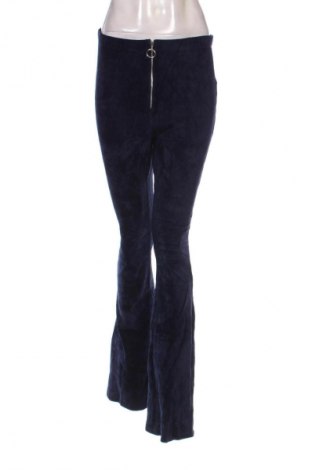 Pantaloni de velvet de femei Topshop, Mărime XL, Culoare Albastru, Preț 63,99 Lei