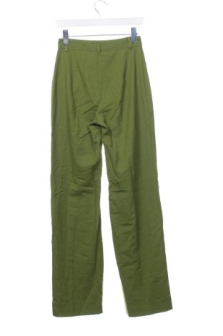 Pantaloni de femei Pull&Bear, Mărime XS, Culoare Verde, Preț 95,99 Lei