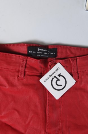 Damenhose Stradivarius, Größe XS, Farbe Rot, Preis 8,99 €