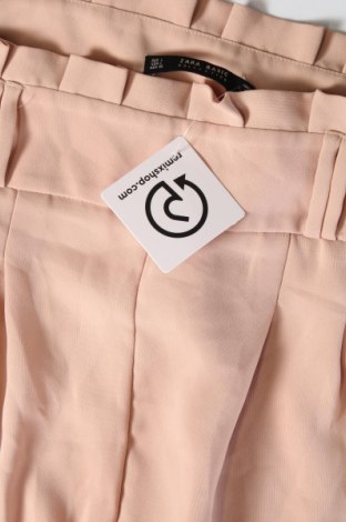 Damenhose Zara, Größe L, Farbe Beige, Preis 7,99 €