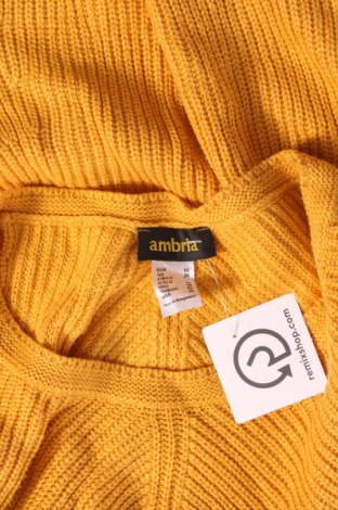 Damski sweter Ambria, Rozmiar 3XL, Kolor Żółty, Cena 92,99 zł