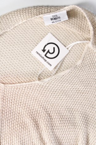 Damenpullover Gina Benotti, Größe XXL, Farbe Beige, Preis 20,49 €