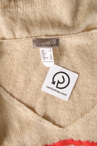 Damenpullover Mandarin, Größe XXL, Farbe Beige, Preis 20,49 €