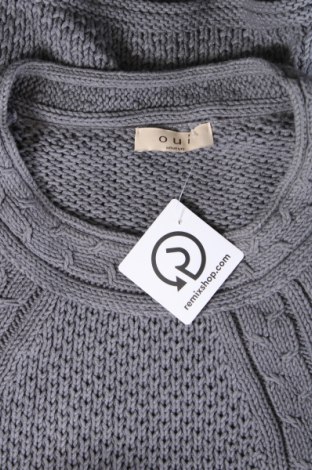 Damenpullover Oui, Größe M, Farbe Grau, Preis 43,49 €