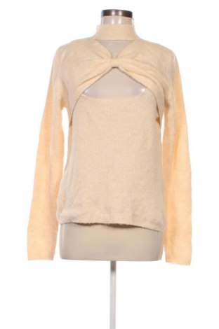 Damenpullover Pieces, Größe L, Farbe Beige, Preis 18,99 €