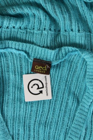 Damenpullover Qed London, Größe M, Farbe Blau, Preis 13,99 €