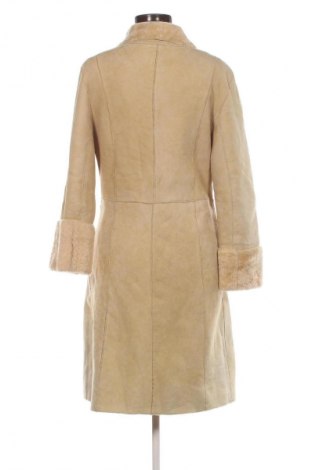 Damen Ledermantel, Größe M, Farbe Beige, Preis € 82,99