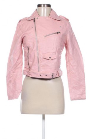 Damen Lederjacke, Größe L, Farbe Rosa, Preis 40,99 €