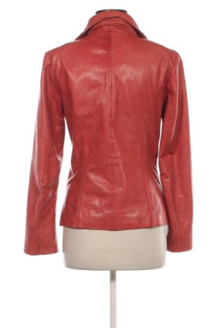 Damen Lederjacke, Größe S, Farbe Rot, Preis 32,99 €