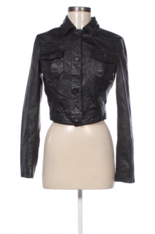 Damen Lederjacke Promod, Größe S, Farbe Schwarz, Preis 123,99 €