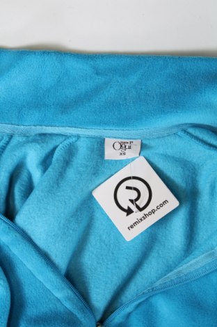 Damen Fleece Oberteil , Größe XS, Farbe Blau, Preis 11,49 €