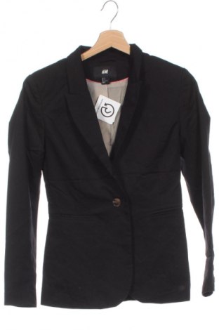 Damen Blazer H&M, Größe XS, Farbe Schwarz, Preis 33,99 €