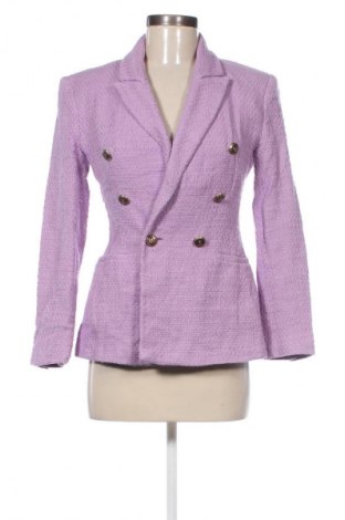 Damen Blazer Zara, Größe S, Farbe Lila, Preis 33,99 €