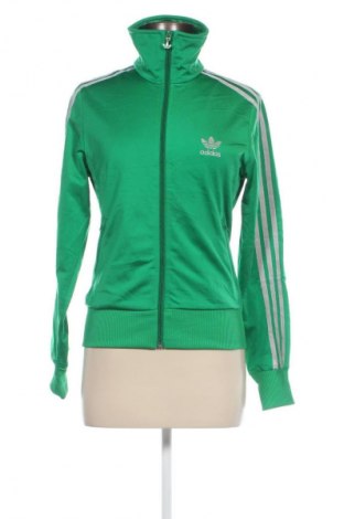 Дамско спортно горнище Adidas Originals, Размер M, Цвят Зелен, Цена 48,49 лв.