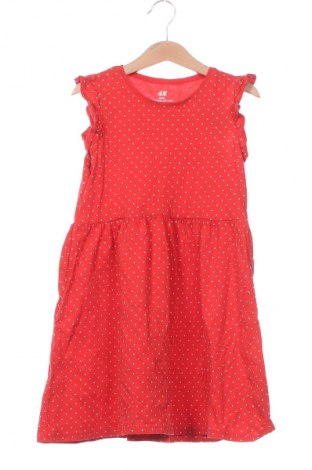 Kinderkleid H&M, Größe 6-7y/ 122-128 cm, Farbe Rot, Preis 8,99 €