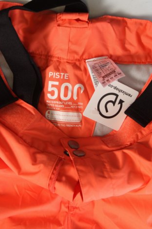 Kinderoverall für Wintersport Decathlon, Größe 9-10y/ 140-146 cm, Farbe Orange, Preis 14,99 €