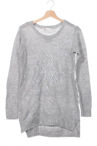 Kinderpullover H&M, Größe 14-15y/ 168-170 cm, Farbe Grau, Preis 5,99 €