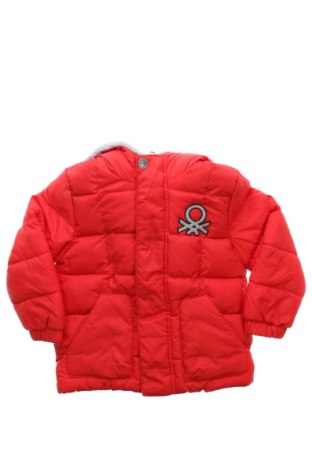 Kinderjacke United Colors Of Benetton, Größe 18-24m/ 86-98 cm, Farbe Rot, Preis 19,99 €