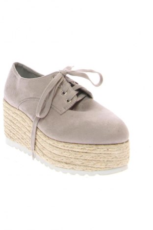 Espadrile Ideal Shoes, Mărime 39, Culoare Gri, Preț 78,99 Lei