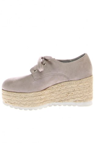 Espadrile Ideal Shoes, Mărime 39, Culoare Gri, Preț 78,99 Lei