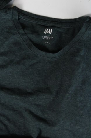 Ανδρική μπλούζα H&M, Μέγεθος L, Χρώμα Πράσινο, Τιμή 11,99 €