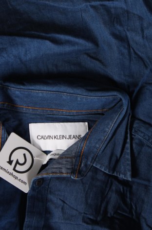 Ανδρικό πουκάμισο Calvin Klein Jeans, Μέγεθος S, Χρώμα Μπλέ, Τιμή 40,99 €