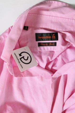 Herrenhemd Jacques Britt, Größe L, Farbe Rosa, Preis 17,36 €