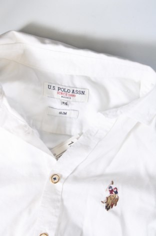 Męska koszula U.S. Polo Assn., Rozmiar XS, Kolor Biały, Cena 126,16 zł