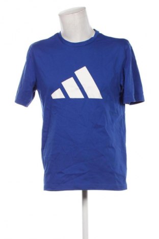 Herren T-Shirt Adidas, Größe M, Farbe Blau, Preis € 13,81