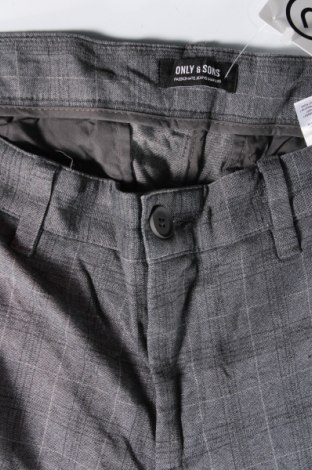 Pantaloni de bărbați Only & Sons, Mărime L, Culoare Gri, Preț 79,99 Lei