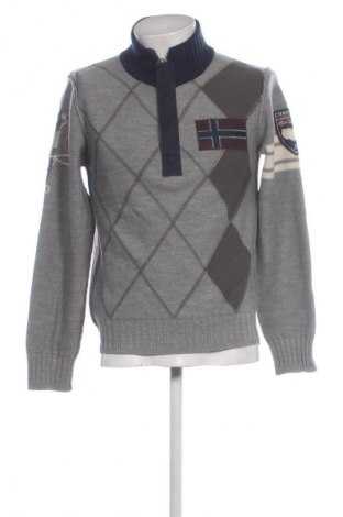 Herrenpullover Napapijri, Größe M, Farbe Grau, Preis 71,99 €