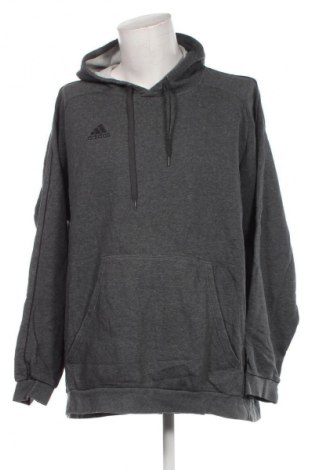 Ανδρικό φούτερ Adidas, Μέγεθος 3XL, Χρώμα Γκρί, Τιμή 34,49 €