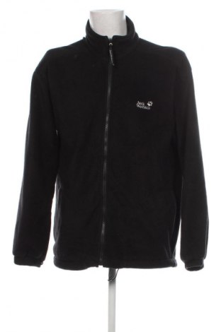 Ανδρική ζακέτα fleece Jack Wolfskin, Μέγεθος XXL, Χρώμα Μαύρο, Τιμή 29,99 €