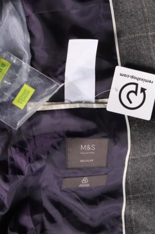 Ανδρικό σακάκι Marks & Spencer, Μέγεθος L, Χρώμα Γκρί, Τιμή 13,99 €