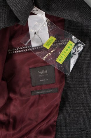 Pánské sako  Marks & Spencer, Velikost M, Barva Šedá, Cena  249,00 Kč