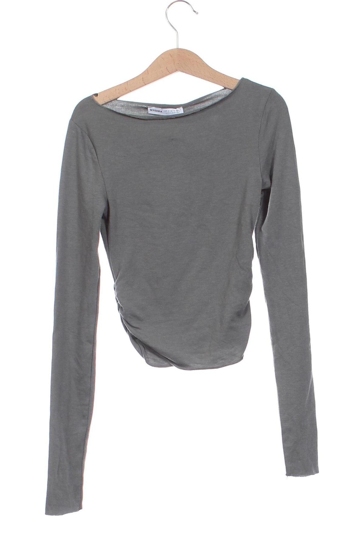 Damen Shirt Bershka, Größe XS, Farbe Grün, Preis € 13,49