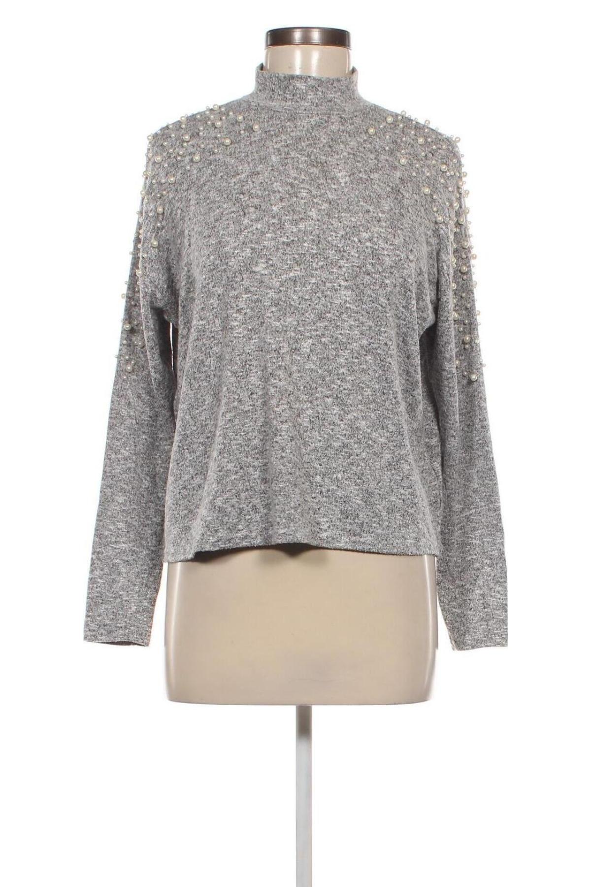 Damen Shirt H&M Divided, Größe S, Farbe Grau, Preis 5,49 €