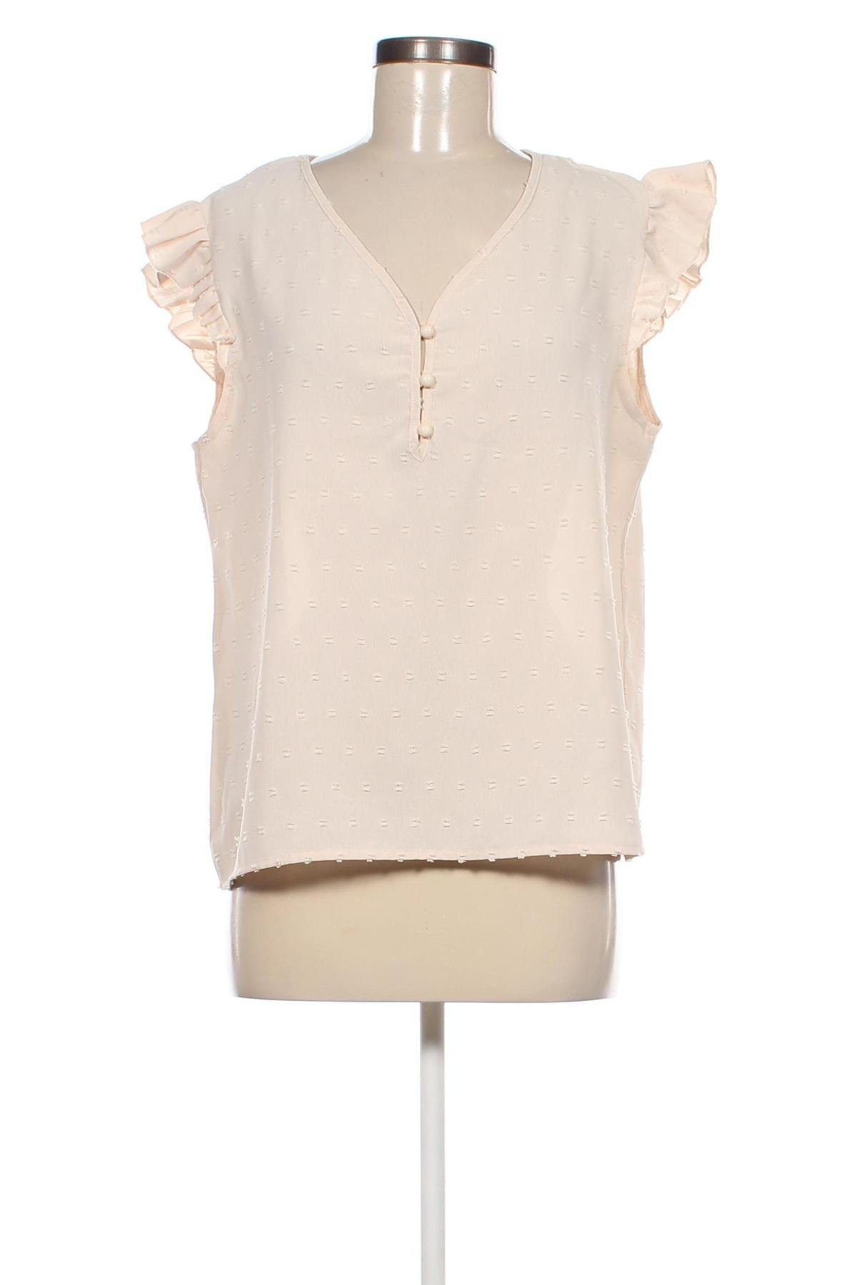 Damen Shirt SHEIN, Größe L, Farbe Beige, Preis 8,99 €