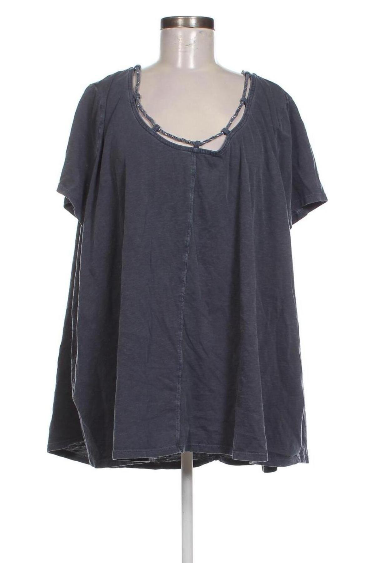 Damen Shirt Ulla Popken, Größe 3XL, Farbe Blau, Preis € 11,49