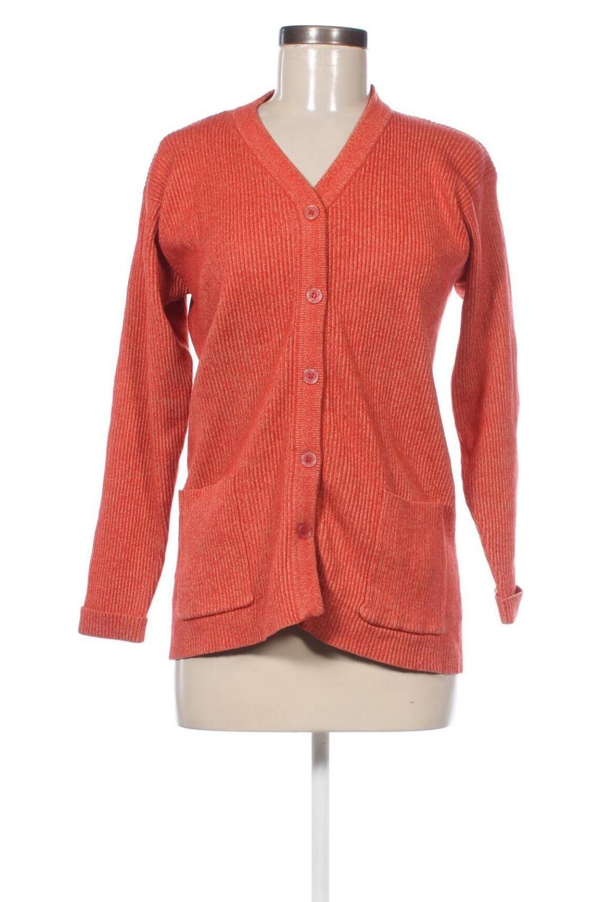 Damen Strickjacke, Größe L, Farbe Orange, Preis 20,49 €