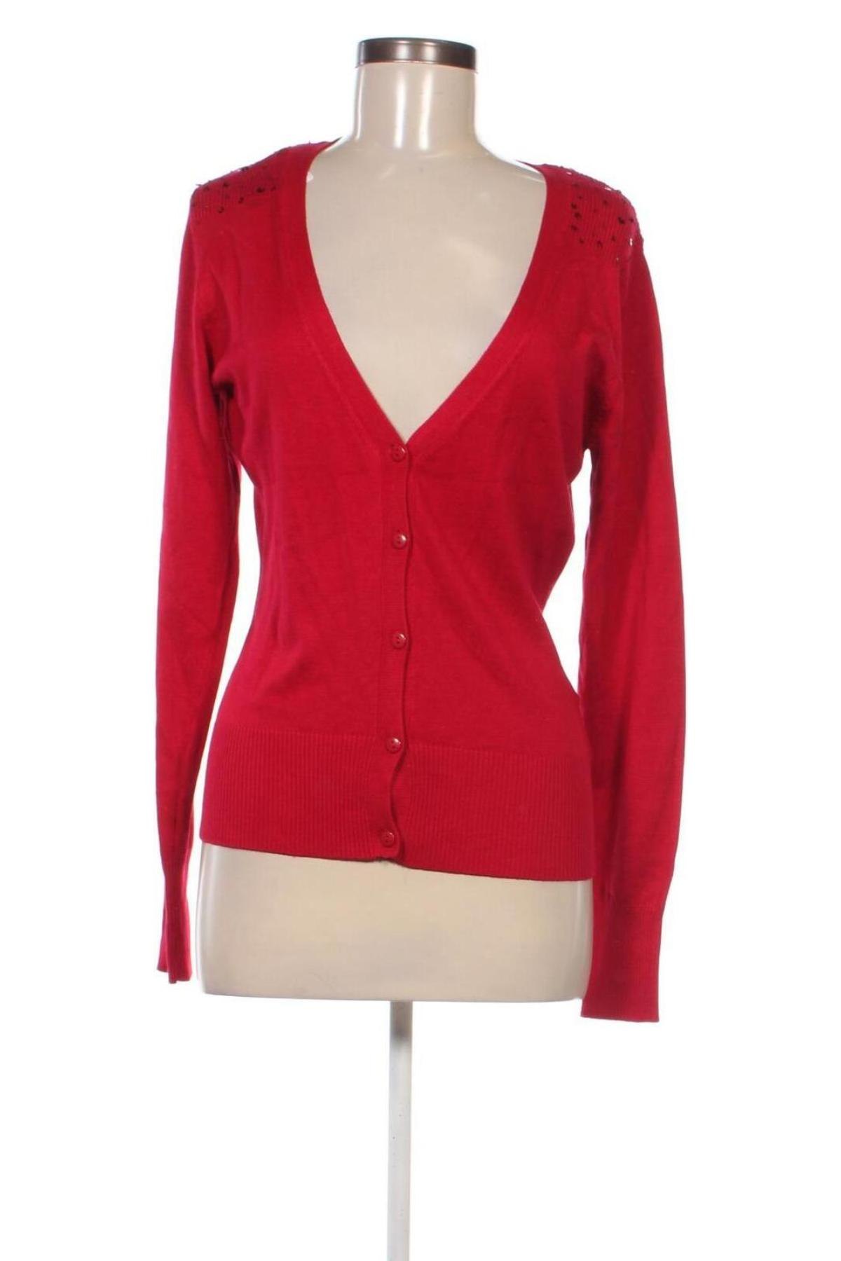 Damen Strickjacke, Größe S, Farbe Rot, Preis 20,49 €