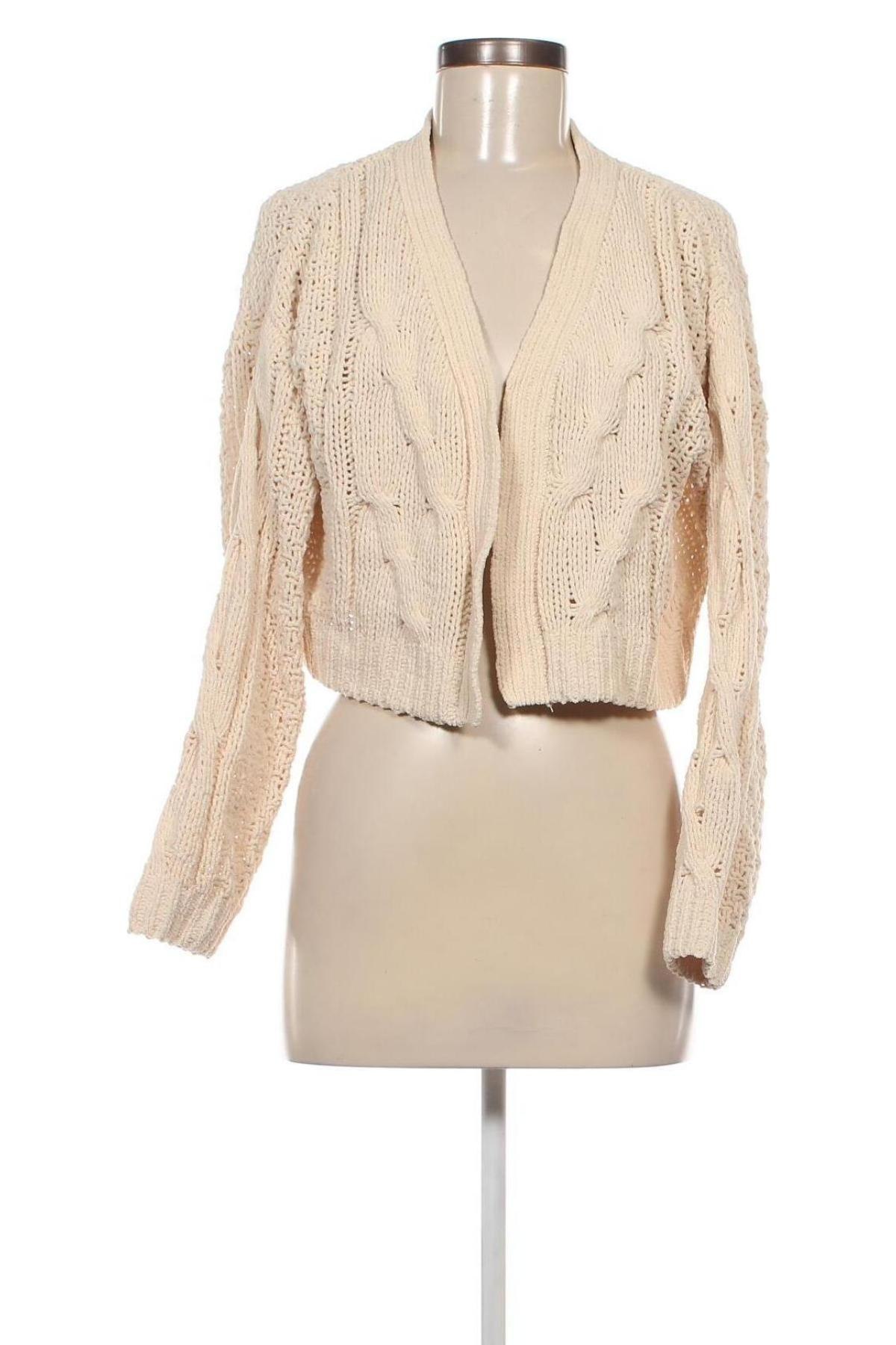 Damen Strickjacke, Größe S, Farbe Beige, Preis 10,49 €