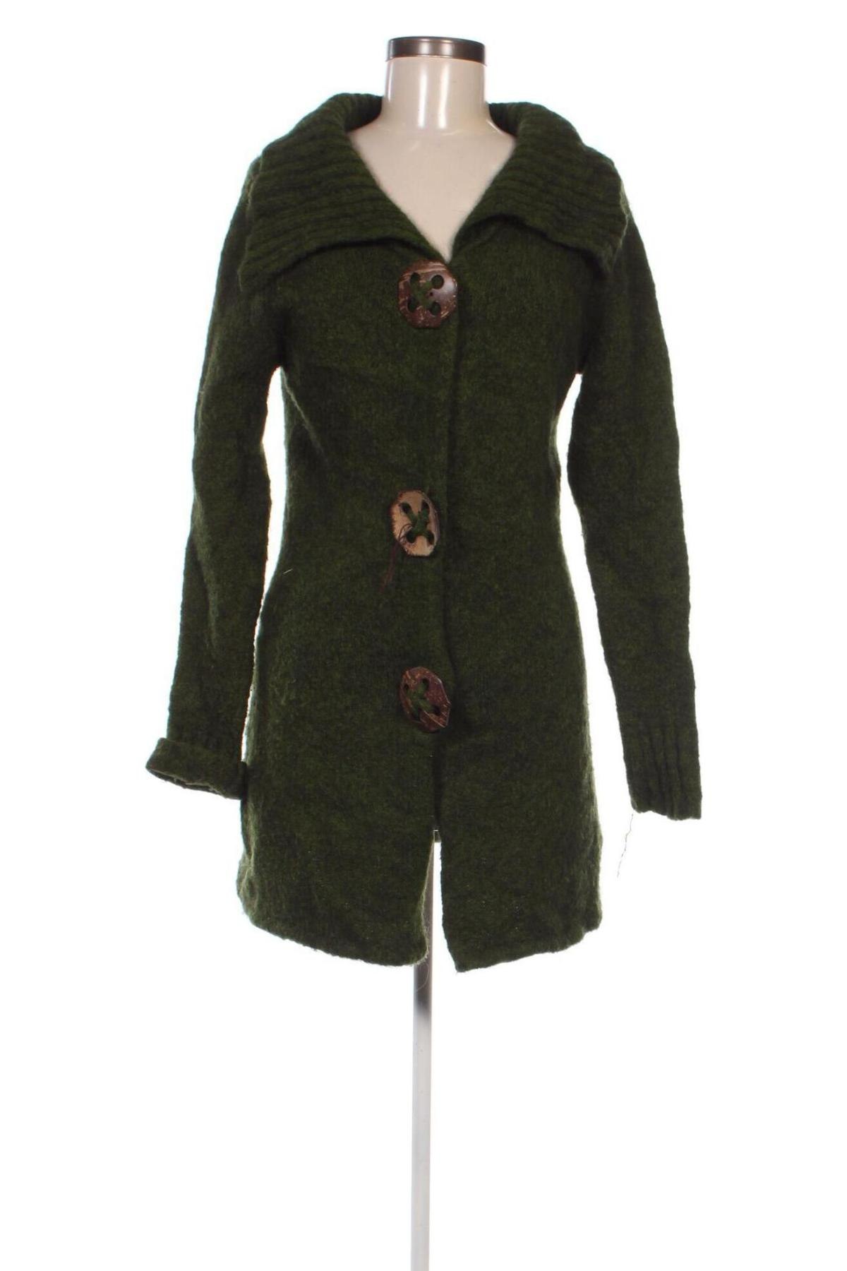 Cardigan de damă Anna, Mărime L, Culoare Verde, Preț 95,99 Lei