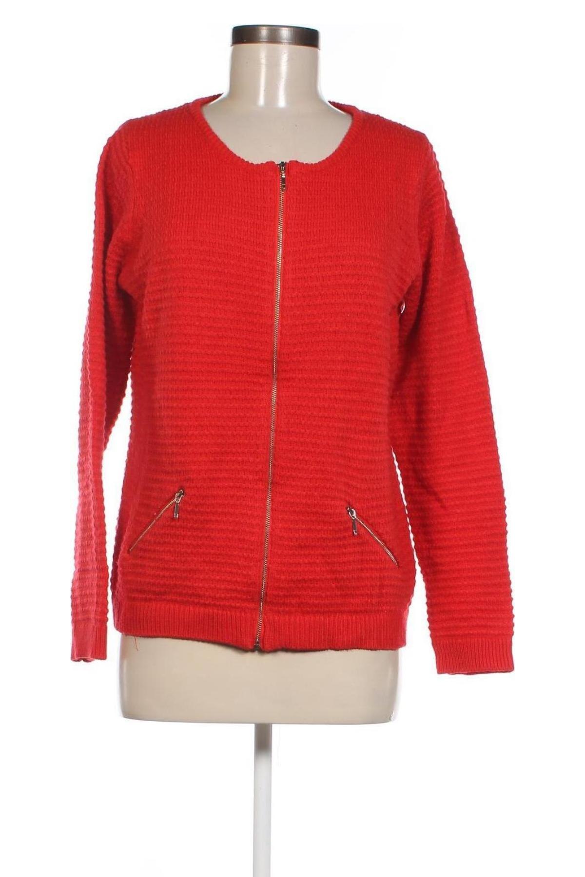 Damen Strickjacke Camaieu, Größe XL, Farbe Rot, Preis 13,99 €