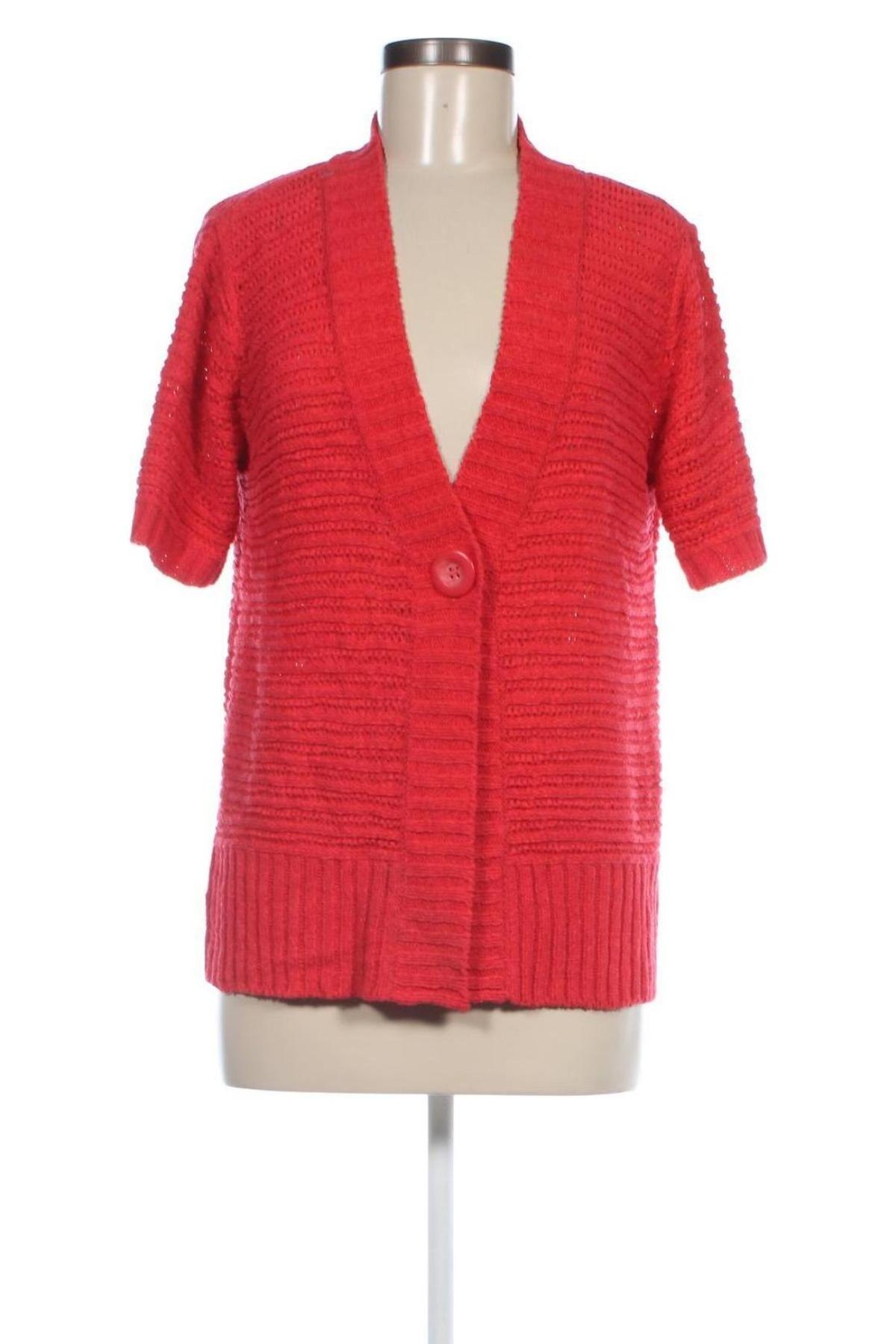 Cardigan de damă Canda, Mărime M, Culoare Roșu, Preț 33,99 Lei