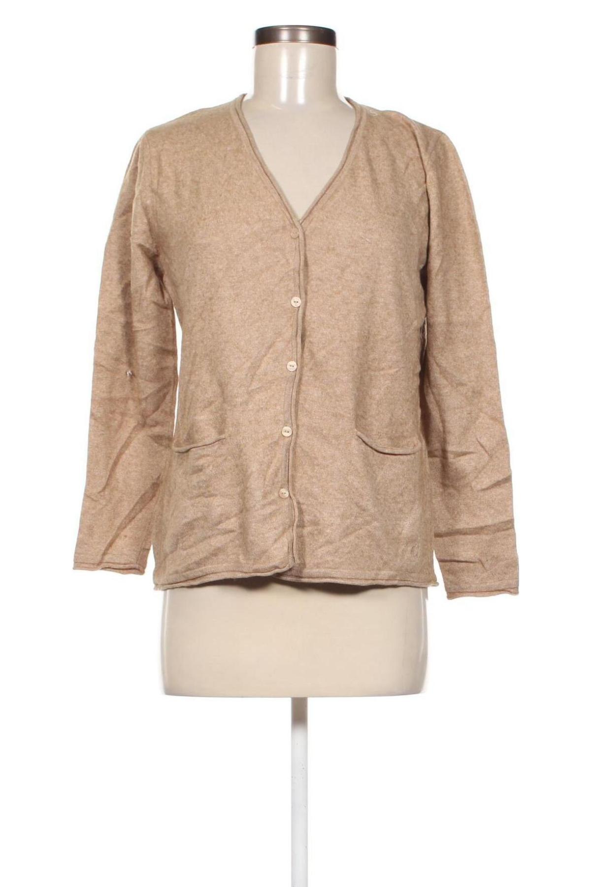 Damen Strickjacke Clarina Collection, Größe L, Farbe Beige, Preis 20,49 €