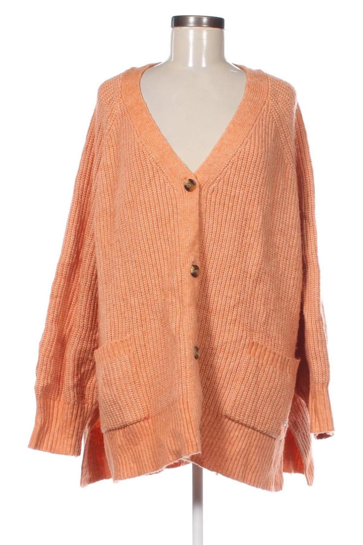 Damen Strickjacke Gina Benotti, Größe XXL, Farbe Orange, Preis 20,49 €